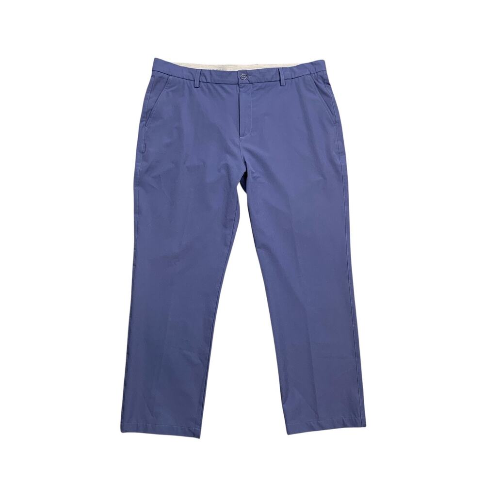 Hreski Pants Mens 38 Regatta Blue Flat Front Stretch Quick Dry Performance Golf
